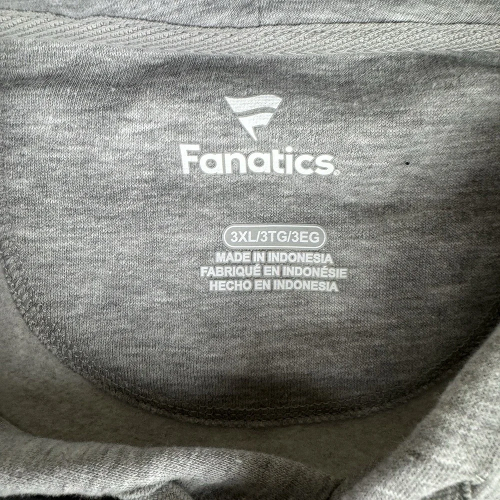 Fanatics Florida Gators Pullover Hoodie Men's 3XL Drawstrings Kangaroo Gray NWT